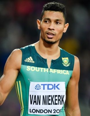 Wayde van Niekert in London 2017